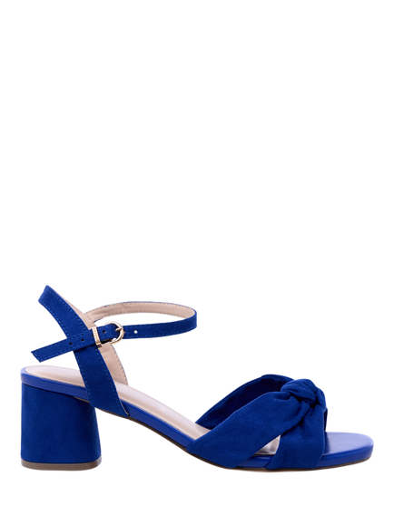 Paradox London Nalani Wide Fit Block Heel Sandals, Royal Blue, Royal Blue