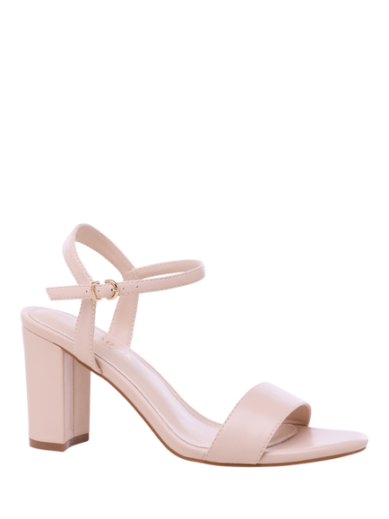 Paradox London Harmonia Block Heel Sandals - view 2, Nude