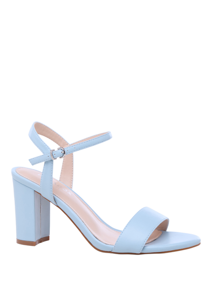 Paradox London Harmonia Block Heel Sandals - view 2, Powder Blue