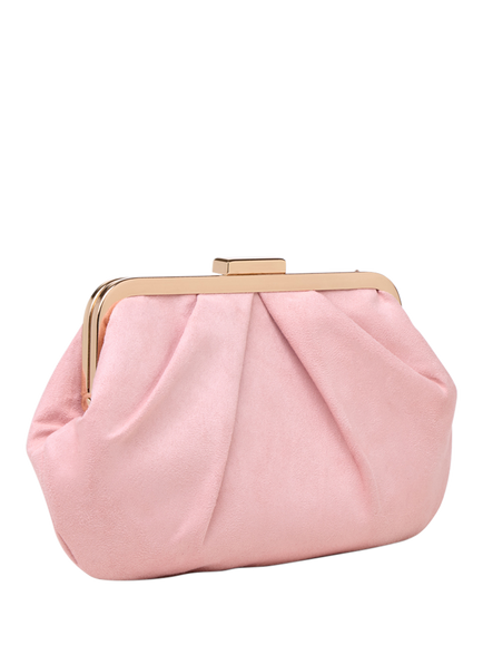 Paradox London Deco Clutch Bag - view 2, Blush