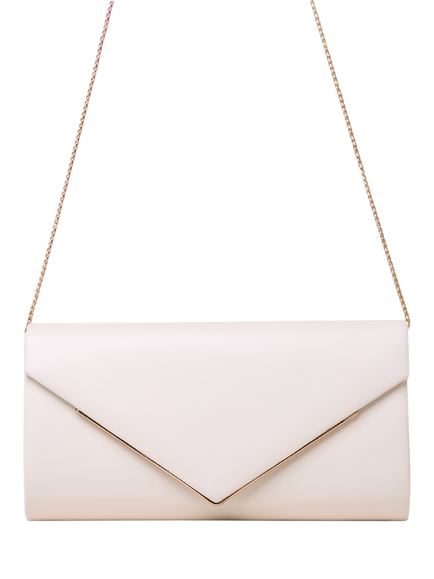 Paradox London Delynn Clutch Bag - view 2, Cream