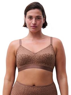 Chantelle Norah Comfort Non-Wired Support Bra, Wild Brown