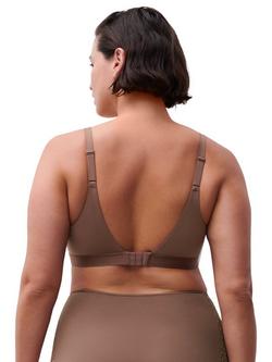 Chantelle Norah Comfort Non-Wired Support Bra - view 2, Wild Brown