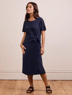 Celtic & Co. Knot Detail Jersey Dress, Navy, Navy