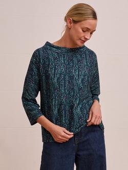 Celtic & Co. Abstract Leaves Bamboo Rich T-Shirt, Multi, Multi