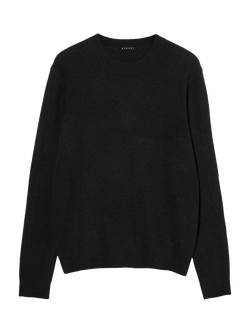 SISLEY Wool Blend Crew Neck Jumper, Black