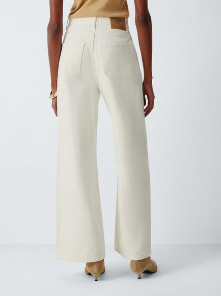 AND/OR Westlake Mid Rise Wide Leg Jeans - view 2, Ecru