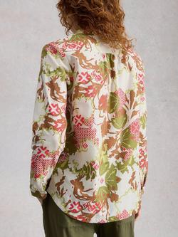 White Stuff Sophie Floral Long Sleeve Shirt, Multi - view 2, Multi