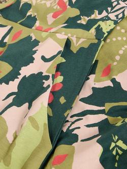 White Stuff Rua Abstract Shirt Dress, Green/Multi - view 2, Green/Multi