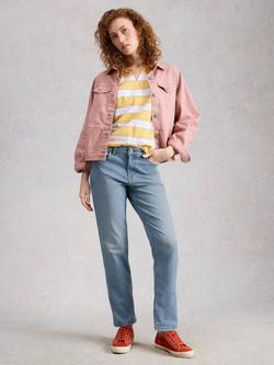 White Stuff Taylor Straight Leg Jeans, Blue Light, Blue Light