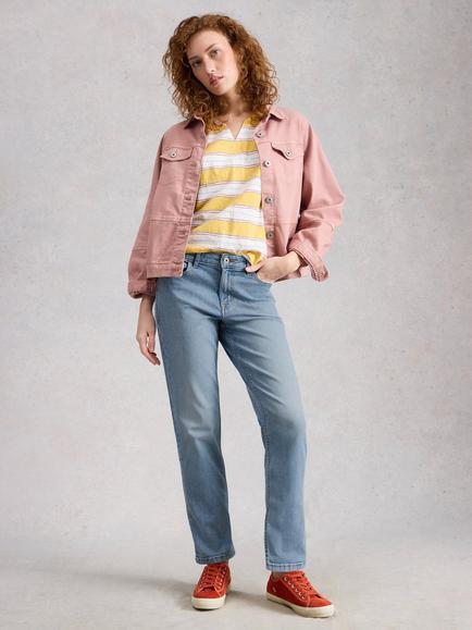 White Stuff Taylor Straight Leg Jeans, Blue Light, Blue Light
