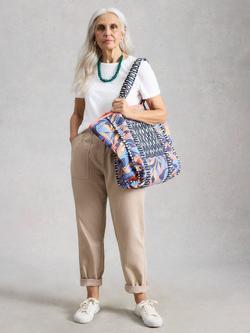 White Stuff Abbie Embroidered T-Shirt, White, White