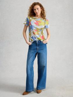 White Stuff Abbie Abstract T-Shirt, Multi, Multi