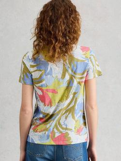 White Stuff Abbie Abstract T-Shirt, Multi - view 2, Multi