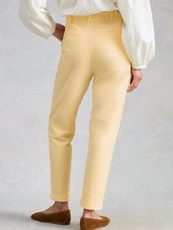White Stuff Twister Organic Cotton Rich Chino Trousers - view 2, Yellow