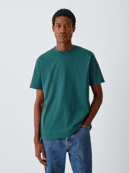 Kin Logo Cotton T-Shirt, Sea Moss