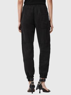 AllSaints Val Tapered Trousers, Black - view 2, Black