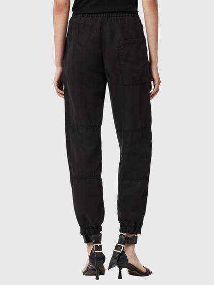AllSaints Val Tapered Trousers, Black - view 2, Black