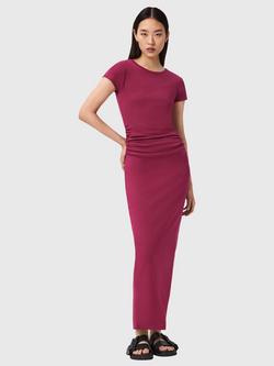 AllSaints Katarina Bodycon Maxi Dress, Pink, Pink