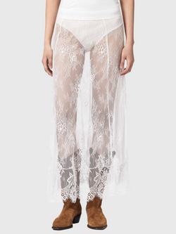 AllSaints Arran Lace Maxi Skirt, Off White, Off White