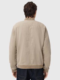 AllSaints Forres Bomber Jacket, Dune Brown - view 2, Dune Brown