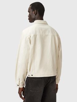 AllSaints Korey Bomber Jacket, Pebble White - view 2, Pebble White
