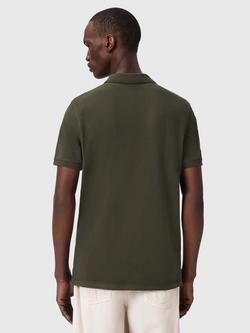 AllSaints Reform Short Sleeve Polo Shirt - view 2, Mangrove Green