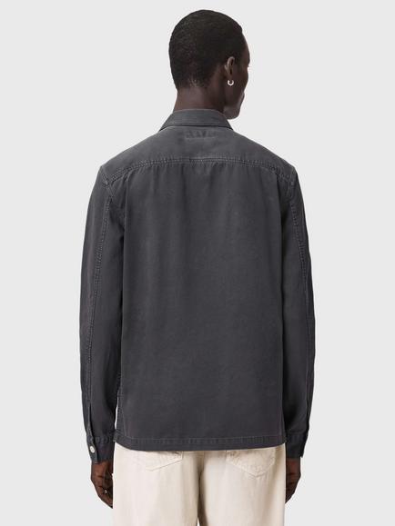 AllSaints Spotter Slim Fit Overshirt - view 2, Parma Blue