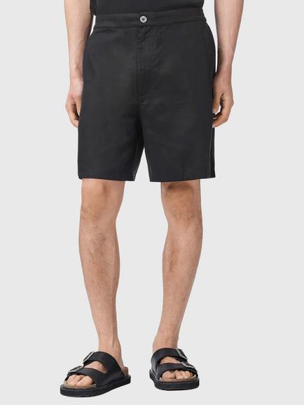 AllSaints Circe Chino Shorts, Black, Black