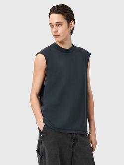 AllSaints Cole Cotton Tank Top, Washed Black, Washed Black
