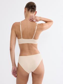 Triumph Pure Micro Push-Up Bra, Black - view 2, Camel Beige