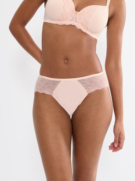 Triumph Palina Waves of Glow Hipster Knickers, Pink, Pink