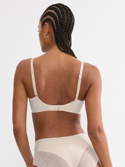 Triumph Comfort Contour Minimiser Bra, Black - view 2, Nude Beige