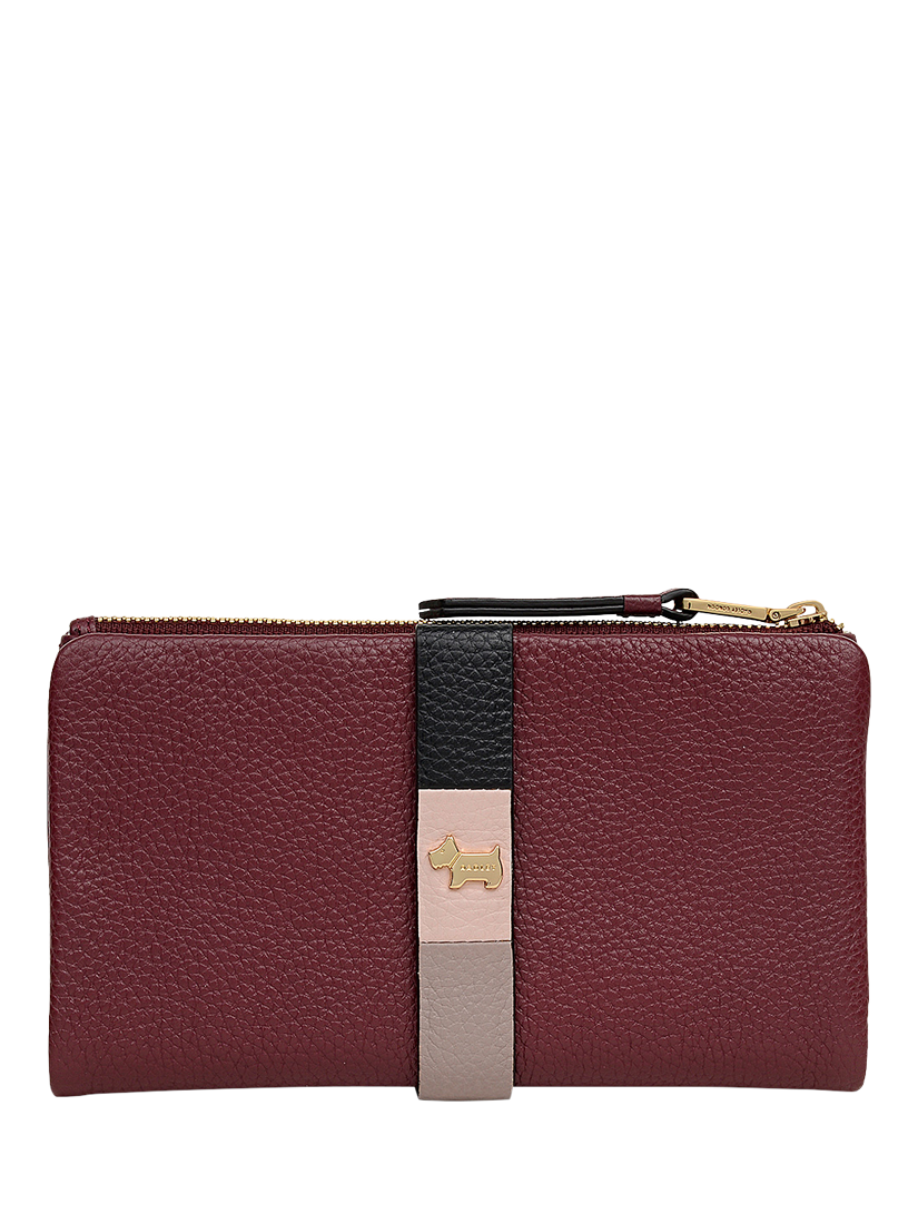 Product image 1 of 4, which shows Radley Waterloo Way Leather Large Bifold Purse, Merlot