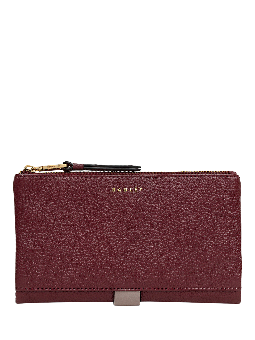 Product image 2 of 4, which shows Radley Waterloo Way Leather Large Bifold Purse, Merlot