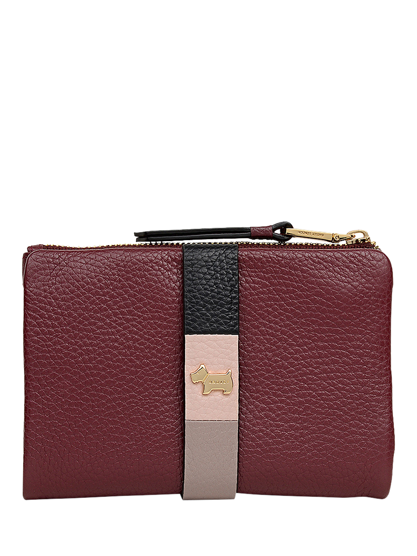 Product image 1 of 4, which shows Radley Waterloo Way Leather Medium Bifold Purse, Merlot