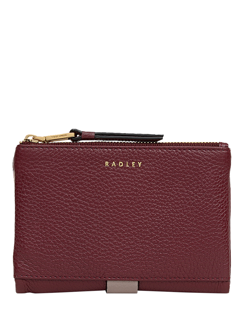 Product image 2 of 4, which shows Radley Waterloo Way Leather Medium Bifold Purse, Merlot