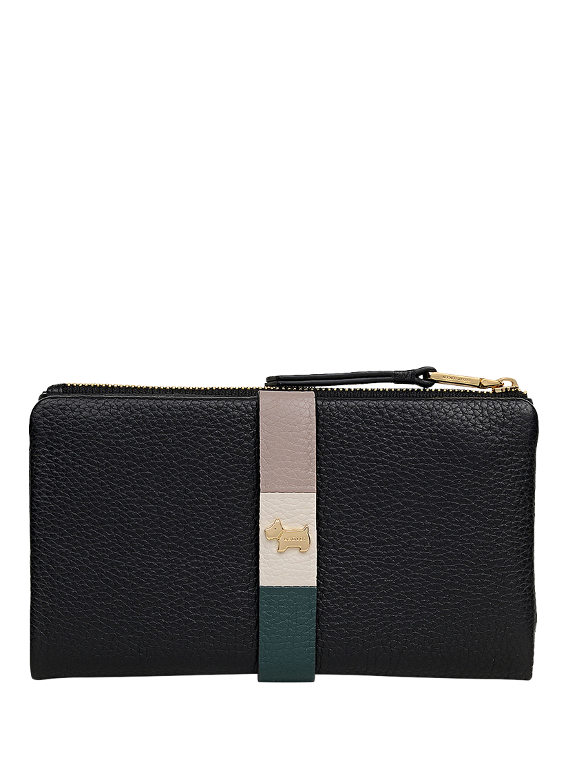 Product image 1 of 4, which shows Radley Waterloo Way Leather Large Bifold Purse, Black