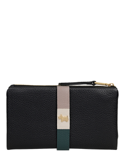 Radley Waterloo Way Leather Large Bifold Purse, Black