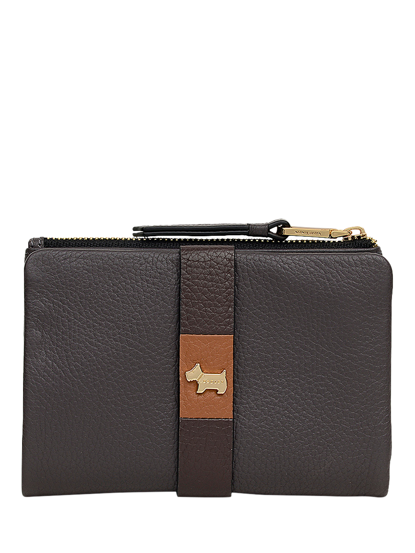 Product image 1 of 4, which shows Radley Waterloo Way Leather Medium Bifold Purse, Thunder