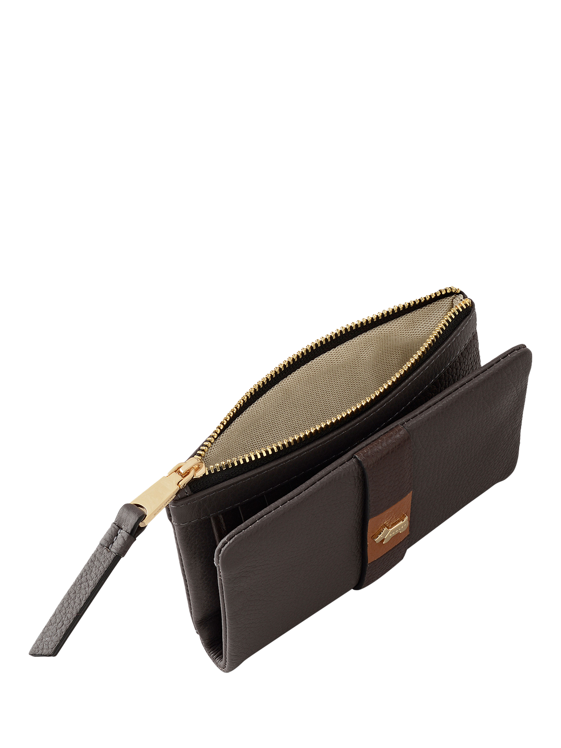 Product image 4 of 4, which shows Radley Waterloo Way Leather Medium Bifold Purse, Thunder