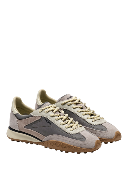 HOFF Bridge MKII Lace Up Trainers, Light Grey - view 2, Light Grey