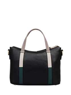 Radley Waterloo Way Zip Top Leather Small Grab Bag - view 2, Black
