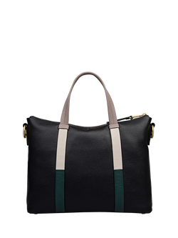 Radley Waterloo Way Zip Top Leather Medium Grab Bag - view 2, Black