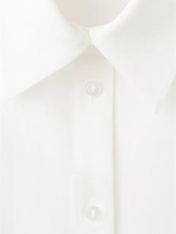 Mango Relaxed Long Sleeve Shirt, White - view 2, White