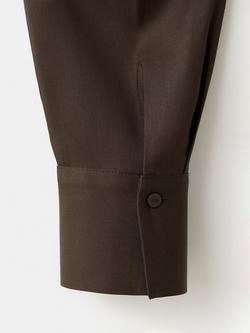 Mango Camisa Lima Relaxed Shirt, Brown - view 2, Brown