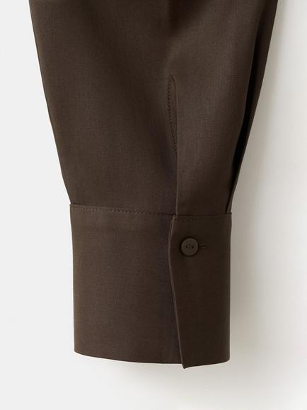 Mango Camisa Lima Relaxed Shirt, Brown - view 2, Brown