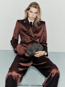 Mango Bolso Embellished Clutch Bag, Black - view 2, Black