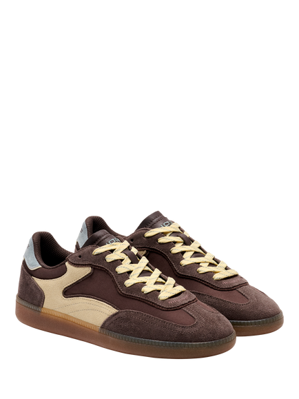 HOFF Park Suede Blend Trainers, Chocolate - view 2, Chocolate