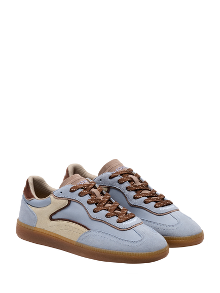 HOFF Park Suede Blend Trainers, Light Blue - view 2, Light Blue